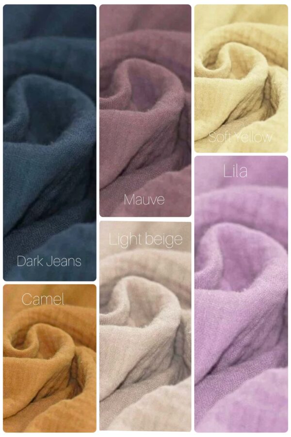 Baby jumpsuit hydrofiel met ruffle mouwtjes zacht & luchtig