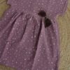 Mauve stippen jurk jacky dress Mauve stippen jurk jacky dress