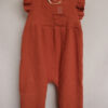 Baby jumpsuit hydrofiel met ruffle mouwtjes zacht & luchtig